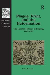Kirjan kansi "Plague, Print, and the Reformation"