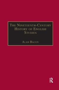 Kirjan kansi "The Nineteenth-Century History of English Studies"