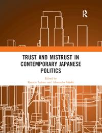 Bokomslag för "Trust and Mistrust in Contemporary Japanese Politics"