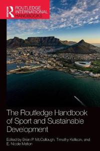 Kirjan kansi "The Routledge Handbook of Sport and Sustainable Development"