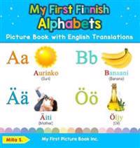 Bokomslag för "My First Finnish Alphabets Picture Book with English Translations"