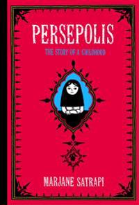 Kirjan kansi "Persepolis: The Story of a Childhood"
