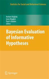 Bayesian Evaluation of Informative Hypotheses