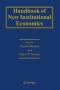 Handbook of New Institutional Economics