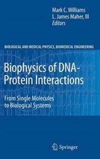 Bokomslag för "Biophysics of DNA-Protein Interactions"