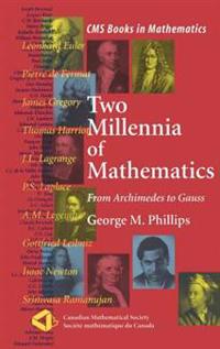 Two Millennia of Mathematics