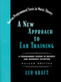 Kirjan kansi "A New Approach to Ear Training"