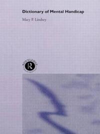 Kirjan kansi "Dictionary of Mental Handicap"