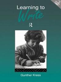 Kirjan kansi "Learning to Write"