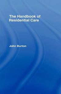Kirjan kansi "The Handbook of Residential Care"
