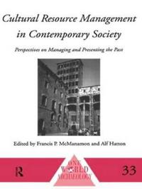 Kirjan kansi "Cultural Resource Management in Contemporary Society"