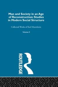 Bokomslag for "Man and Society in an Age of Reconstruction"