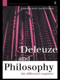 Kirjan kansi "Deleuze and Philosophy"