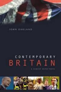 Kirjan kansi "Contemporary Britain"