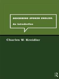 Kirjan kansi "Describing Spoken English"