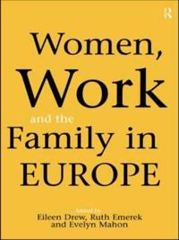 Kirjan kansi "Women, Work and the Family in Europe"