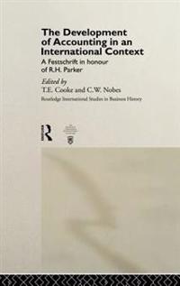 Bokomslag för "The Development of Accounting in an International Context"