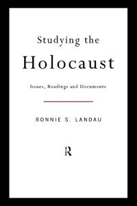 Kirjan kansi "Studying the Holocaust"