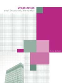 Kirjan kansi "Organization and Economic Behaviour"
