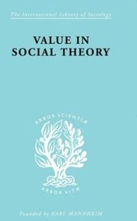 Bokomslag för "Value in Social Theory"