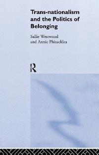 Kirjan kansi "Trans-Nationalism and the Politics of Belonging"