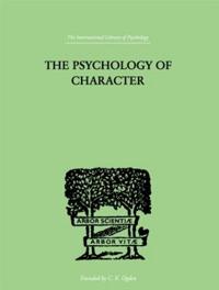 Kirjan kansi "The Psychology Of Character"