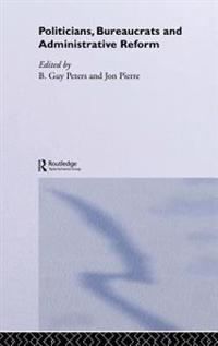 Kirjan kansi "Politicians, Bureaucrats and Administrative Reform"