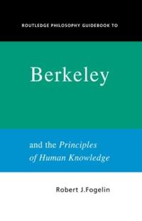 Kirjan kansi "Routledge Philosophy GuideBook to Berkeley and the Principles of Human Knowledge"