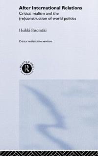 Kirjan kansi "After International Relations"