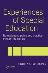 Kirjan kansi "Experiences of Special Education"