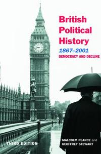 Kirjan kansi "British Political History, 1867–2001"