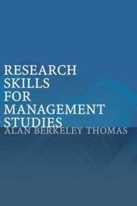 Kirjan kansi "Research Skills for Management Studies"