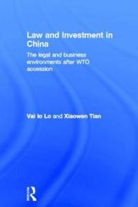 Bokomslag for "Law and Investment in China"