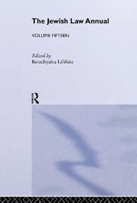 Bokomslag för "The Jewish Law Annual Volume 15"
