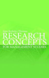 Research Concepts for Management Studies
