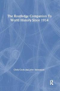 Kirjan kansi "The Routledge Companion to World History since 1914"
