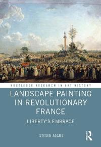 Kirjan kansi "Landscape Painting in Revolutionary France"