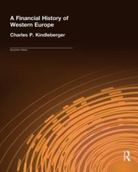 Kirjan kansi "A Financial History of Western Europe"