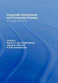 Kirjan kansi "Corporate Governance and Corporate Finance"