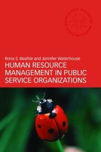 Bokomslag for "Human Resource Management in Public Service Organizations"