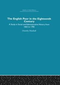 Bokomslag för "The English Poor in the Eighteenth Century"