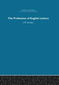 The Profession of English Letters