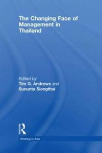 Kirjan kansi "The Changing Face of Management in Thailand"