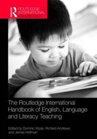 Kirjan kansi "The Routledge International Handbook of English, Language and Literacy Teaching"