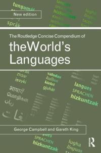 Kirjan kansi "The Routledge Concise Compendium of the World's Languages"