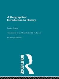 Kirjan kansi "A Geographical Introduction to History"