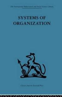 Kirjan kansi "Systems of Organization"