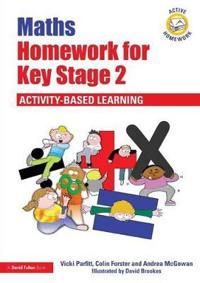 Kirjan kansi "Maths Homework for Key Stage 2"