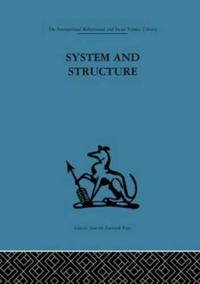 Kirjan kansi "System and Structure"