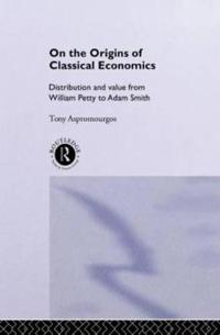 Kirjan kansi "On the Origins of Classical Economics"